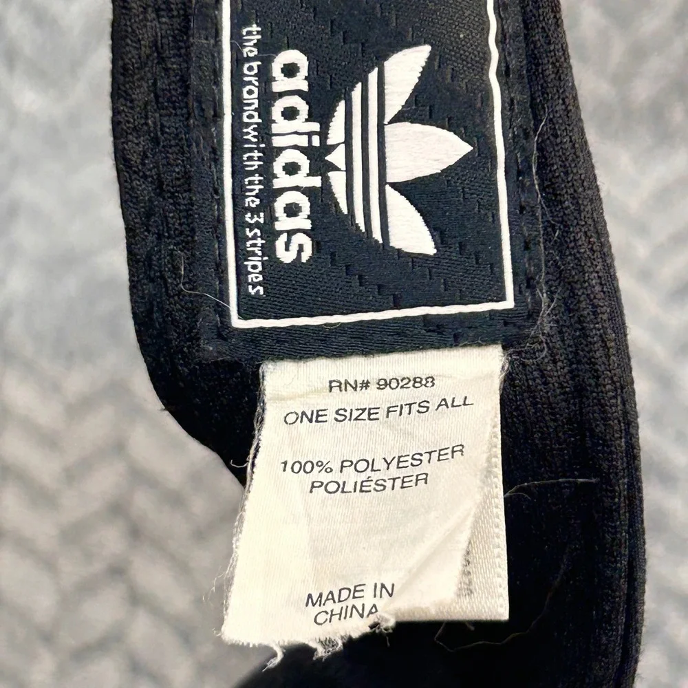 Adidas Trefoil Logo Unisex Black Originals Visor Adjustable OSFM